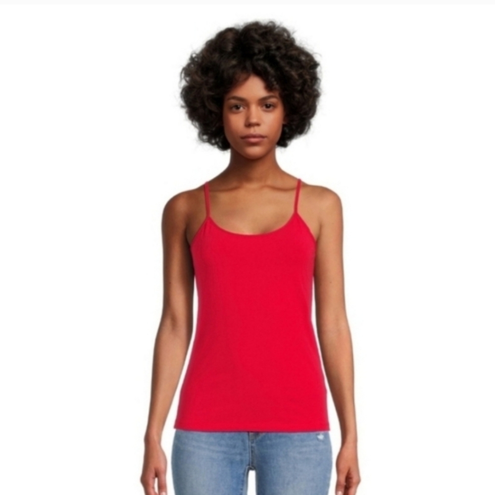⭐️ x2 HOST PICK ⭐️ Red Scoop Neck Cami Top - Picture 4 of 6